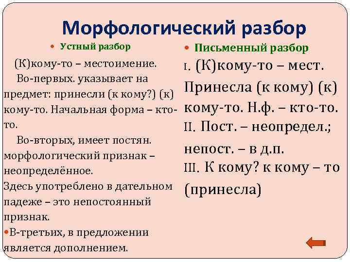 Нескольких морфологический