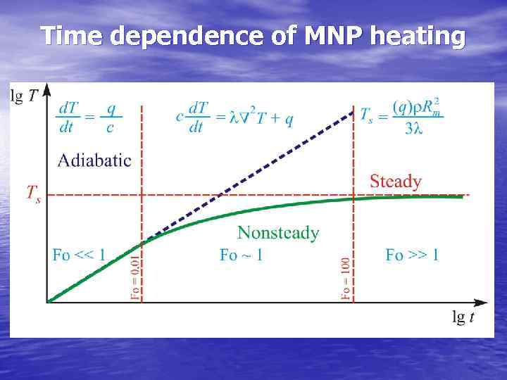 Time dependence of MNP heating 