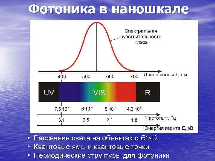 Спектральная чувствительность. Световая и спектральная чувствительность глаза. Максимальная спектральная чувствительность. Размерные эффекты в наноматериалах. Максимальная чувствительность глаза.