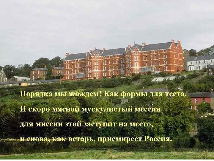 Порядка мы жаждем! Как формы для теста. И скоро мясной мускулистый мессия для миссии