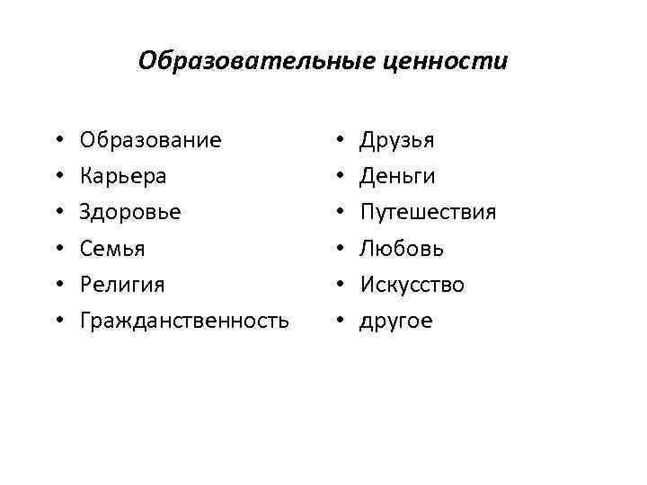   Образовательные ценности  •  Образование   •  Друзья •
