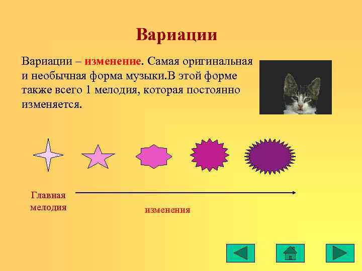    Вариации – изменение. Самая оригинальная и необычная форма музыки. В