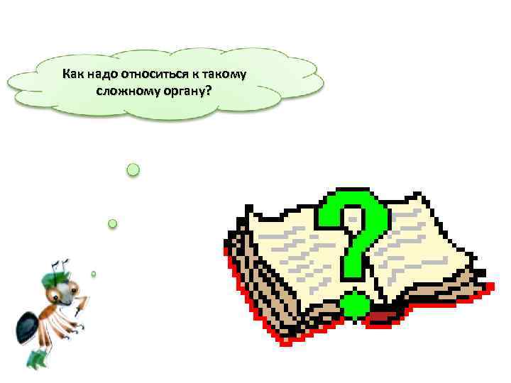 Как надо относиться к такому сложному органу? 