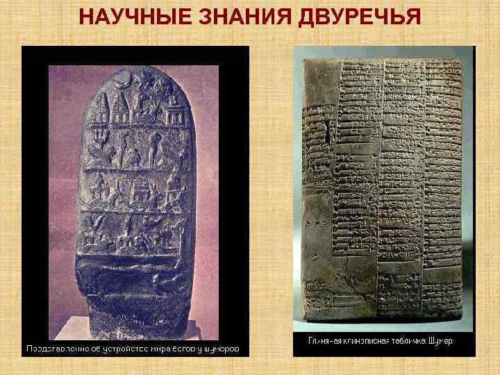 НАУЧНЫЕ ЗНАНИЯ ДВУРЕЧЬЯ 