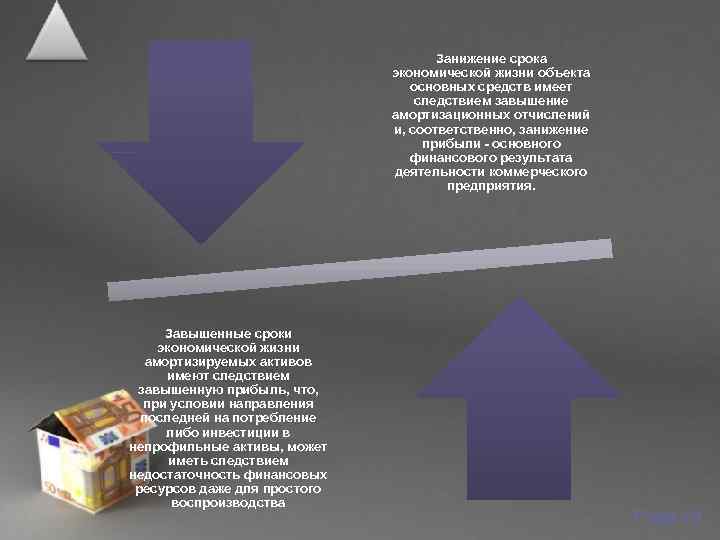     Занижение срока       экономической жизни