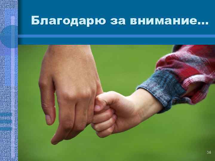 Благодарю за внимание…     36 