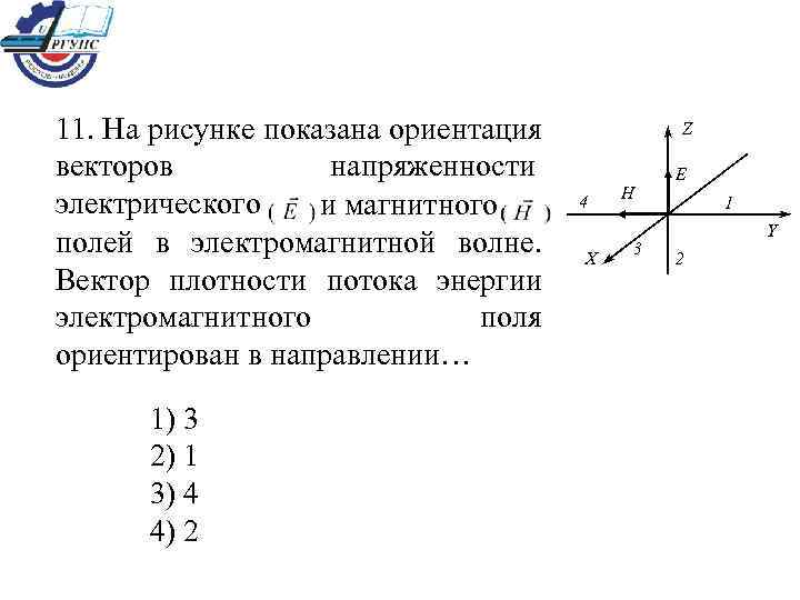 На рисунке изображен вектор напряженности