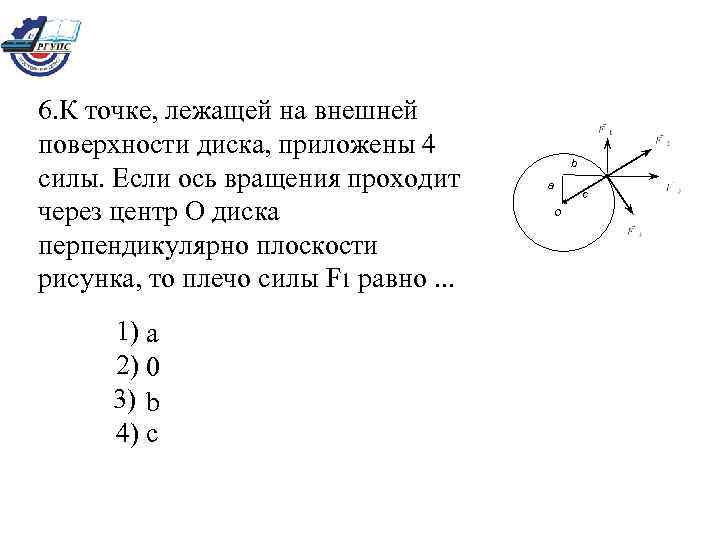 Какой отрезок на схеме рис 2 изображает плечо силы f2 относительно оси вращения