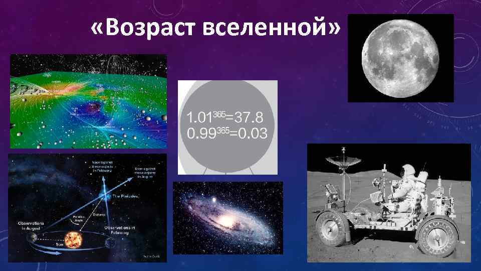  «Возраст вселенной» 