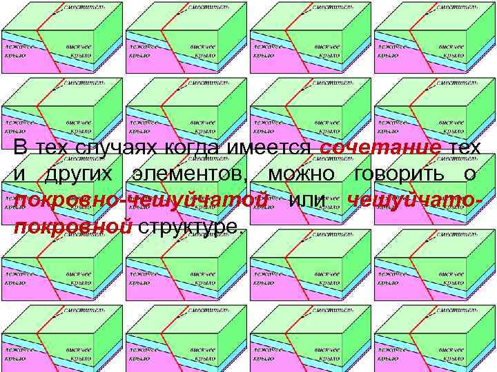В тех случаях когда имеется сочетание тех и других элементов, можно говорить о покровно-чешуйчатой
