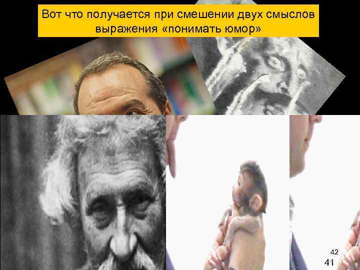 Вот что получается при смешении двух смыслов   выражения «понимать юмор»  