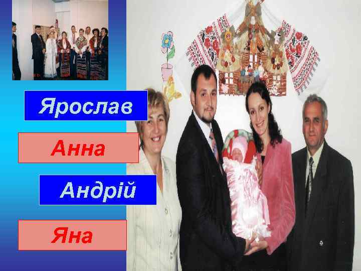 Ярослав Анна Андрій Яна 