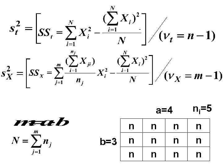    a=4  ni=5  n  n b=3  n 