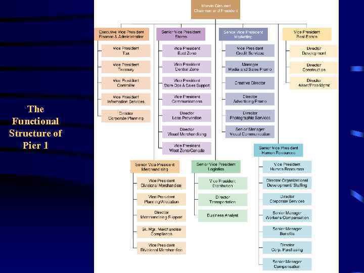 The Functional Structure of Pier 1 The Functional Structure of Pier 1