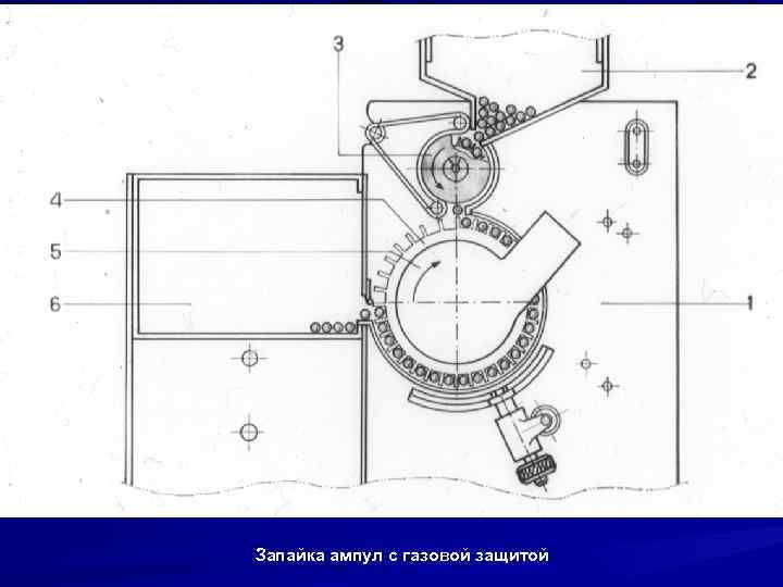 Запайка ампул с газовой защитой 