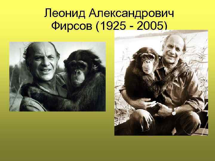 Леонид Александрович Фирсов (1925 - 2005) 