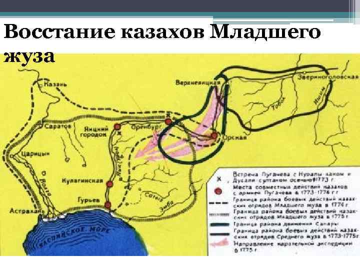 Восстание казахов Младшего жуза 