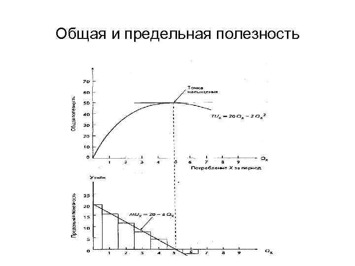 Общая и предельная полезность 