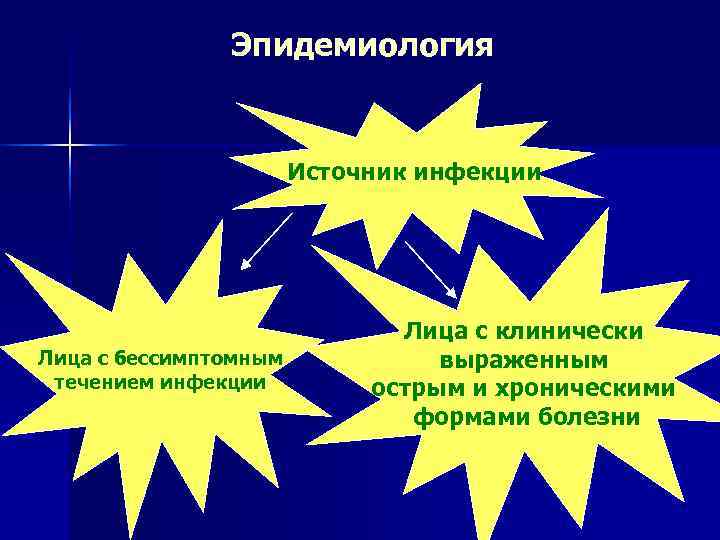     Эпидемиология     Источник инфекции   