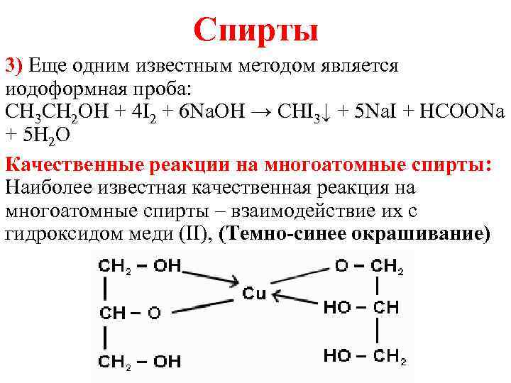 Именные реакции в органической химии проект