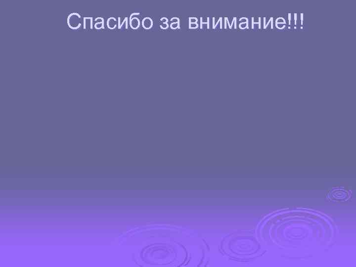 Спасибо за внимание!!! 