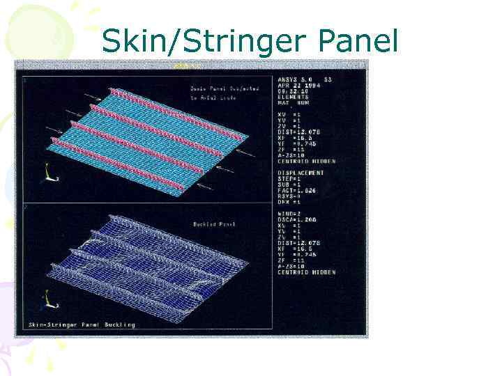 Skin/Stringer Panel Compression Failure 