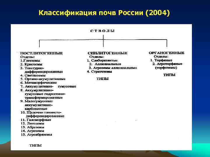 Классификация почв презентация