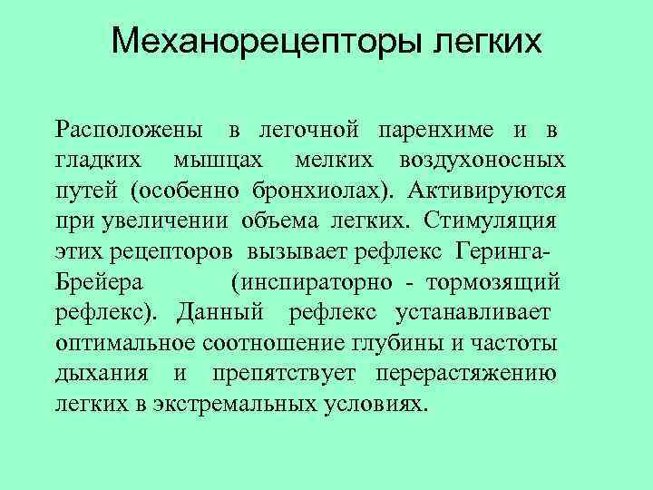 Виды механорецепторов презентация