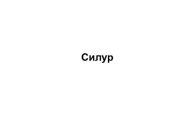 Cилур 