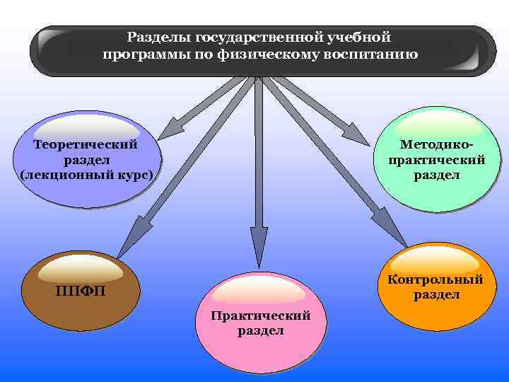 Физические приложение. Разделы программы по физическому воспитанию. Разделы программы по физическому воспитанию в вузе. Практический раздел программы физического воспитания в вузе. Программное построение курса физического воспитания.