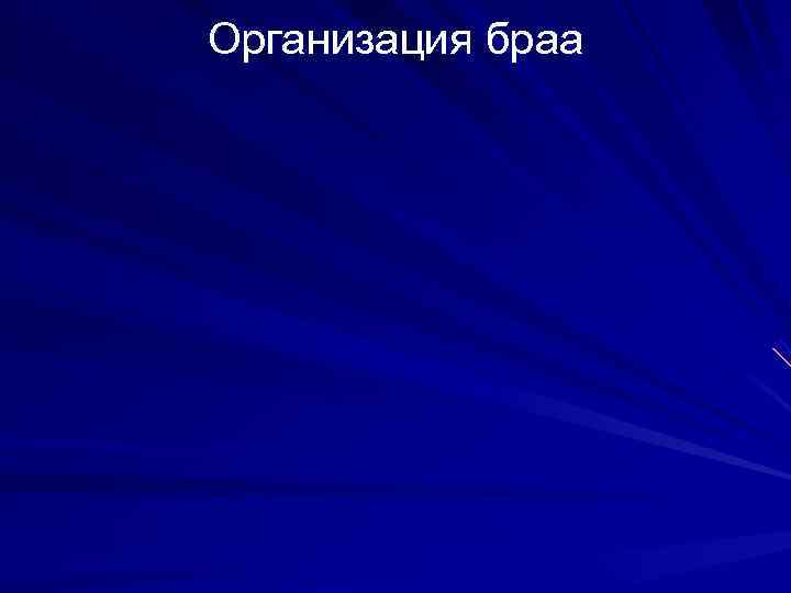 Организация браа 