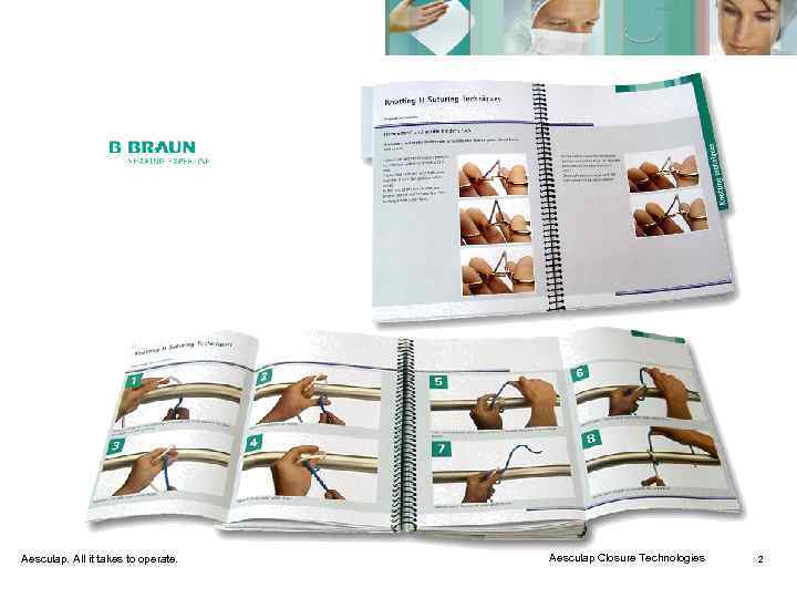 Aesculap. All it takes to operate.  Aesculap Closure Technologies  2 