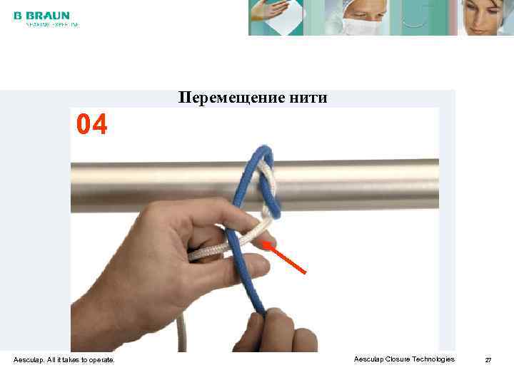        Перемещение нити     04