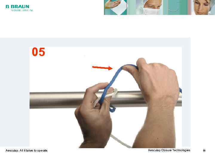     05 Aesculap. All it takes to operate.  Aesculap Closure