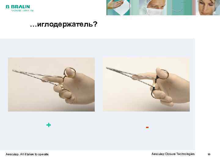    …иглодержатель?       + - Aesculap. All