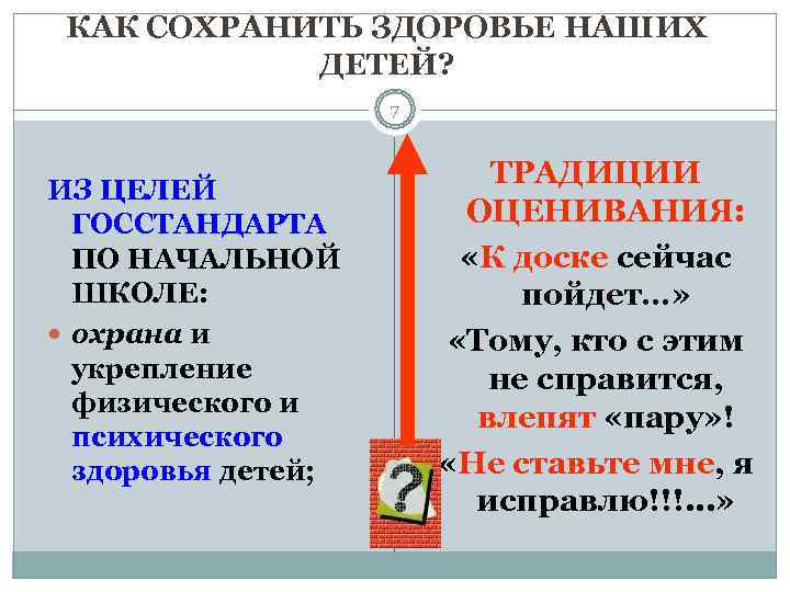  КАК СОХРАНИТЬ ЗДОРОВЬЕ НАШИХ   ДЕТЕЙ?     7 