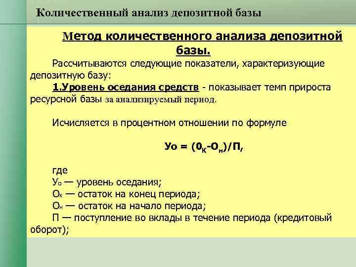 Анализируемый период