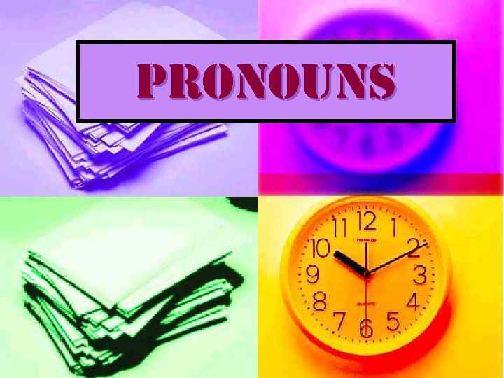 pronouns 