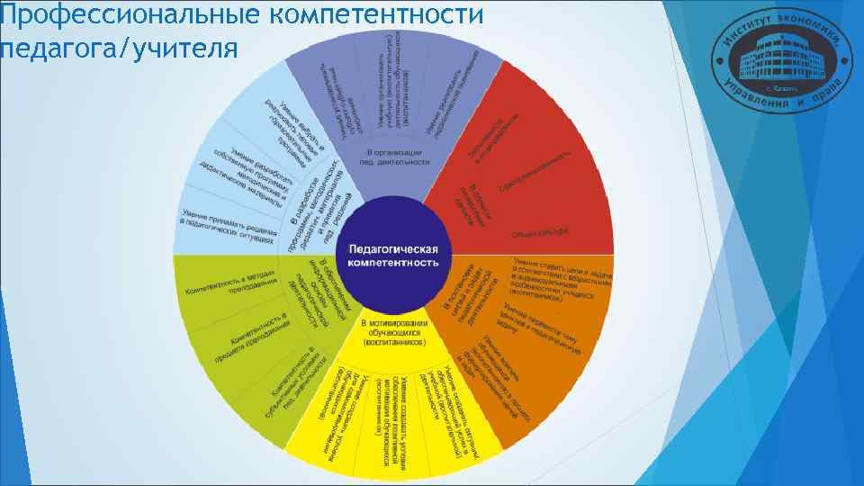 Профессиональные компетентности педагога/учителя Профессиональные компетентности педагога/учителя