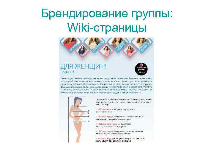 Брендирование группы: Wiki-страницы 