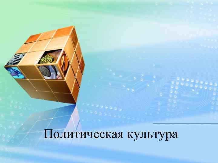 Политическая культура 
