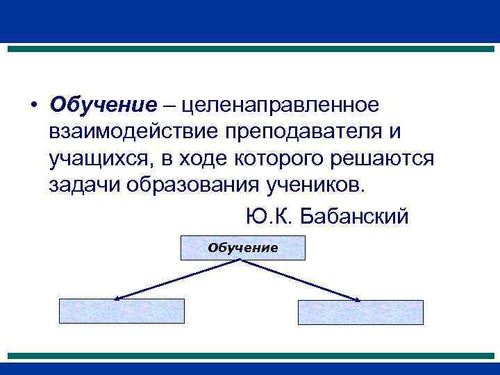 Понятие учащийся. Понятие обучение. Целенаправленное взаимодействие преподавателя и учащихся. Авторы понятия обучение. Целенаправленное взаимодействие.