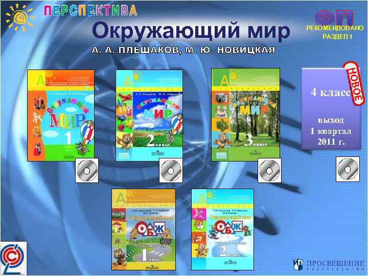 Окружающий мир ФП РЕКОМЕНДОВАНО РАЗДЕЛ 1 А. А. ПЛЕШАКОВ, М. Ю. НОВИЦКАЯ 4 класс