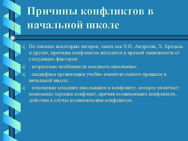 Конфликт в школе презентация