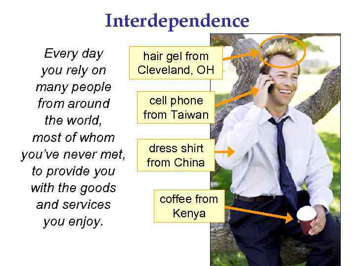 Interdependence Every day hair gel from Cleveland, OH you rely on many people cell