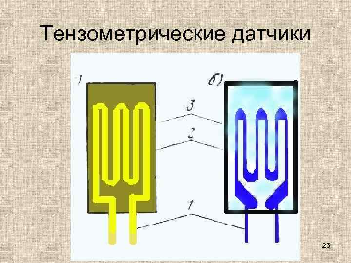 Тензометрические датчики      25 