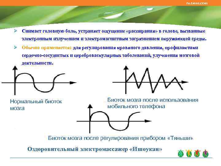        ru. tiens. com Ø Снимает головную боль,