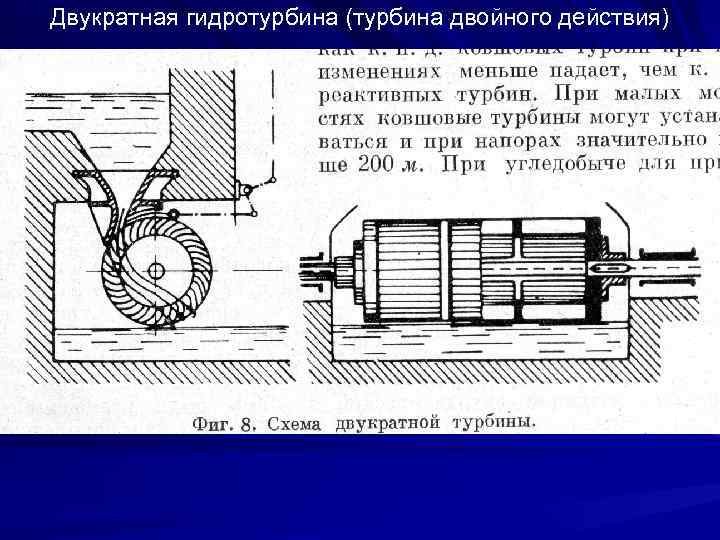 Ковшовая турбина гэс