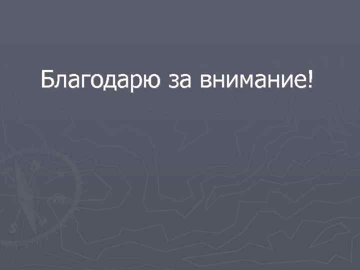  Благодарю за внимание! 