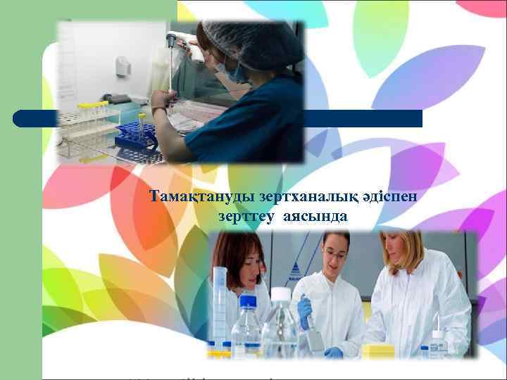 Тамақтануды зертханалық әдіспен  зерттеу аясында 